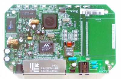 Netgear DG834 v2 PCB top side